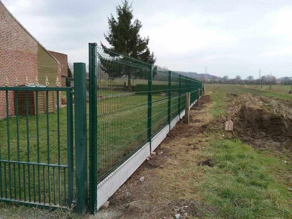 3 grijze betonnen sokkels met halve kap H0m25, L2,50m, Tuin en Terras, Ophalen, Gebruikt, 25 tot 50 cm, 200 cm of meer