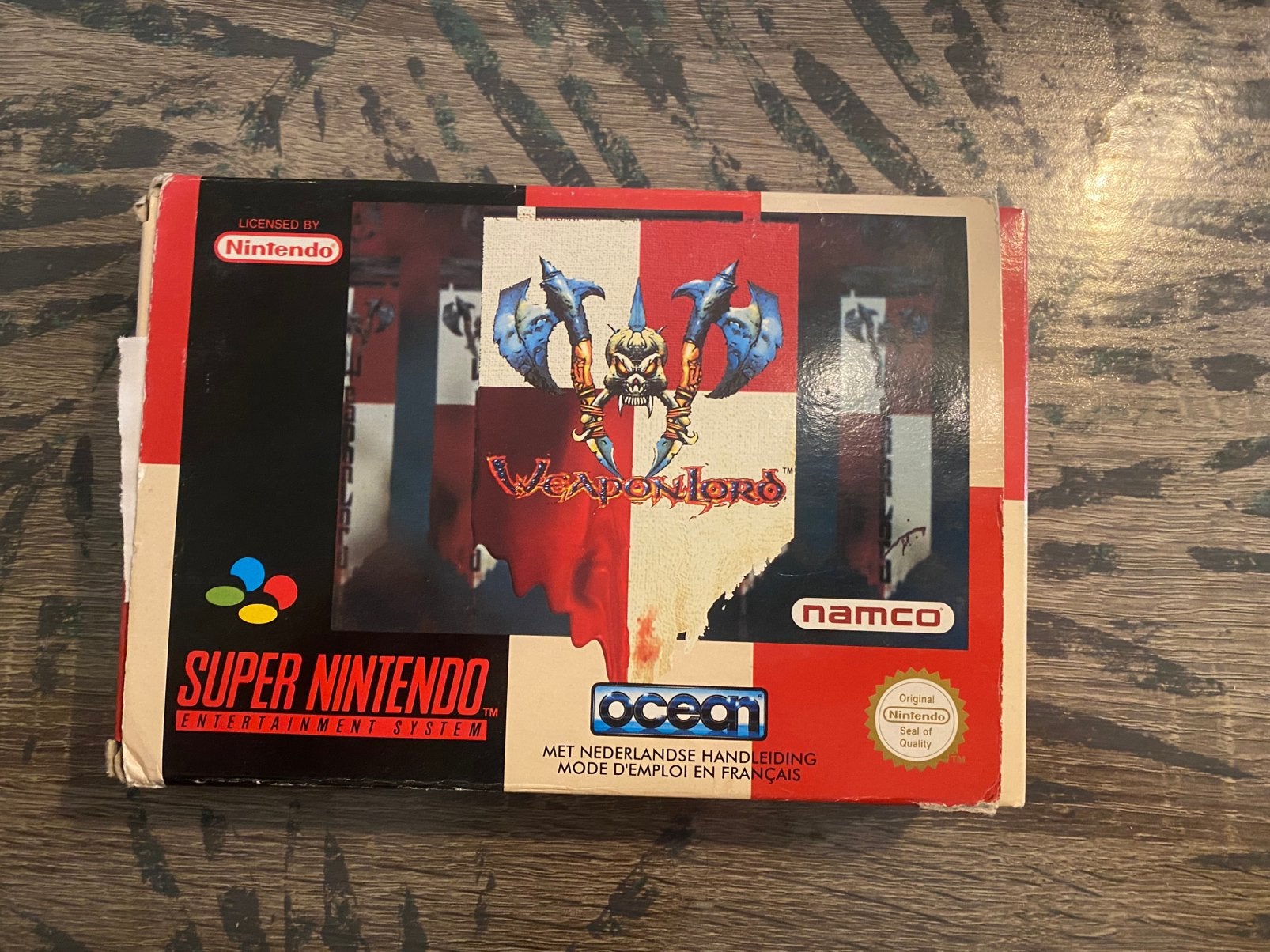 WeaponLord (SNES, PAL), Enlèvement, Comme neuf