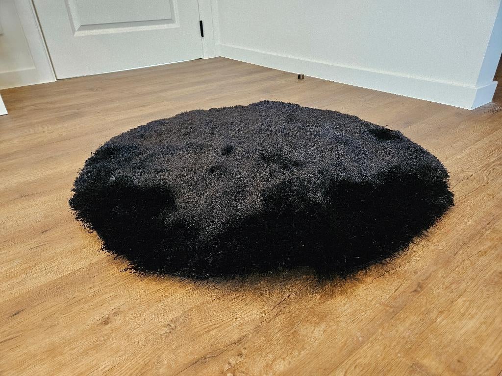 Tapis - carpette - poils longs - 80 x 80 cm, Neuf, Rond, 50 à 100 cm, Enlèvement