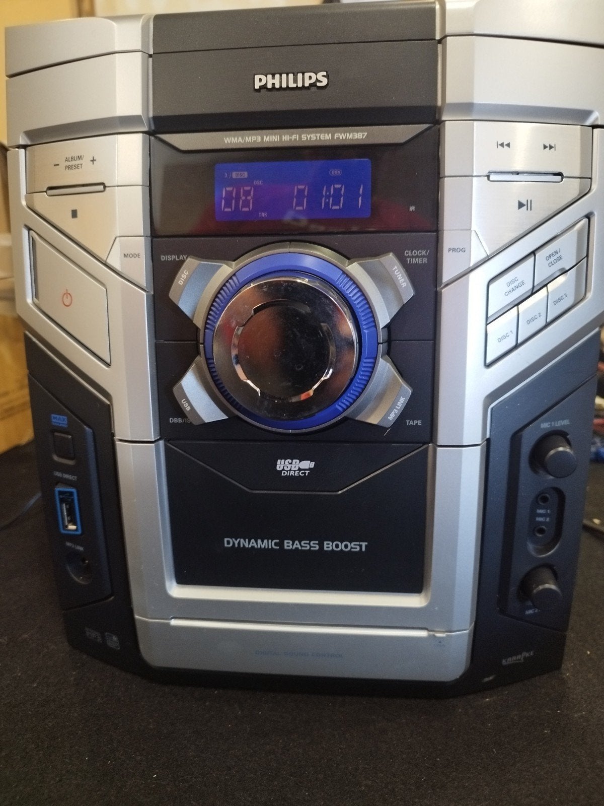 Système audio Philips FWM 387/12, TV, Hi-fi & Vidéo, Enlèvement ou Envoi, Lecteur