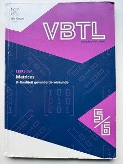 VBTL 5/6 – D-finaliteit gevorderde wiskunde (3 stuks), Die keure, Enlèvement, Utilisé, Secondaire