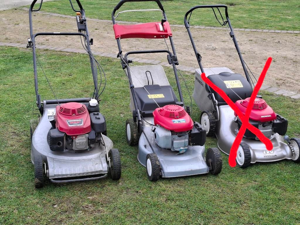 Honda grasmaaier, Enlèvement
