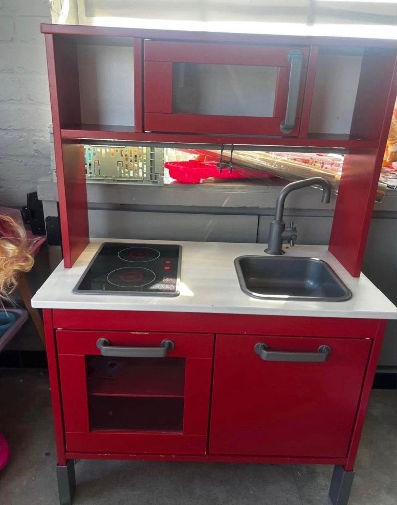 Speelkeukentje, Kinderen en Baby's, Ophalen, Gebruikt, Hout, Speelkeuken