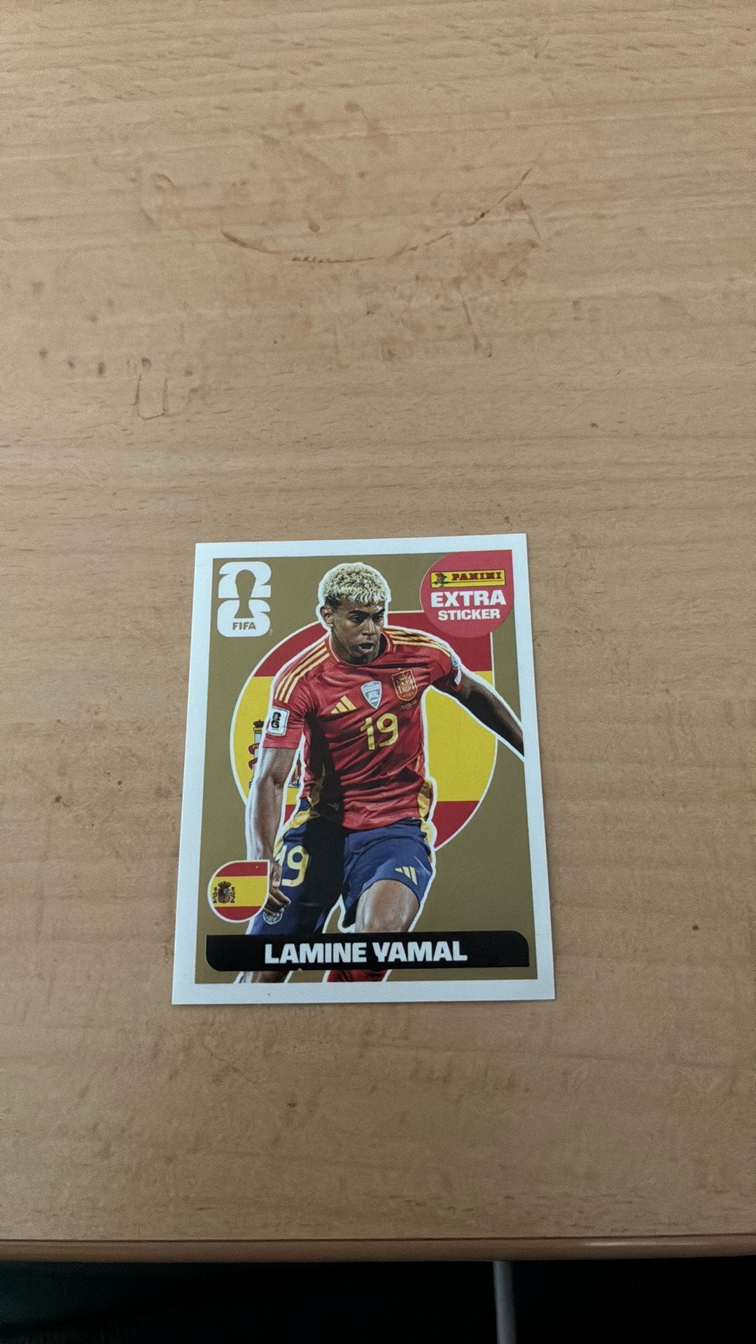 Extra lamine yamal sticker WK, Enlèvement, Neuf, Autocollant
