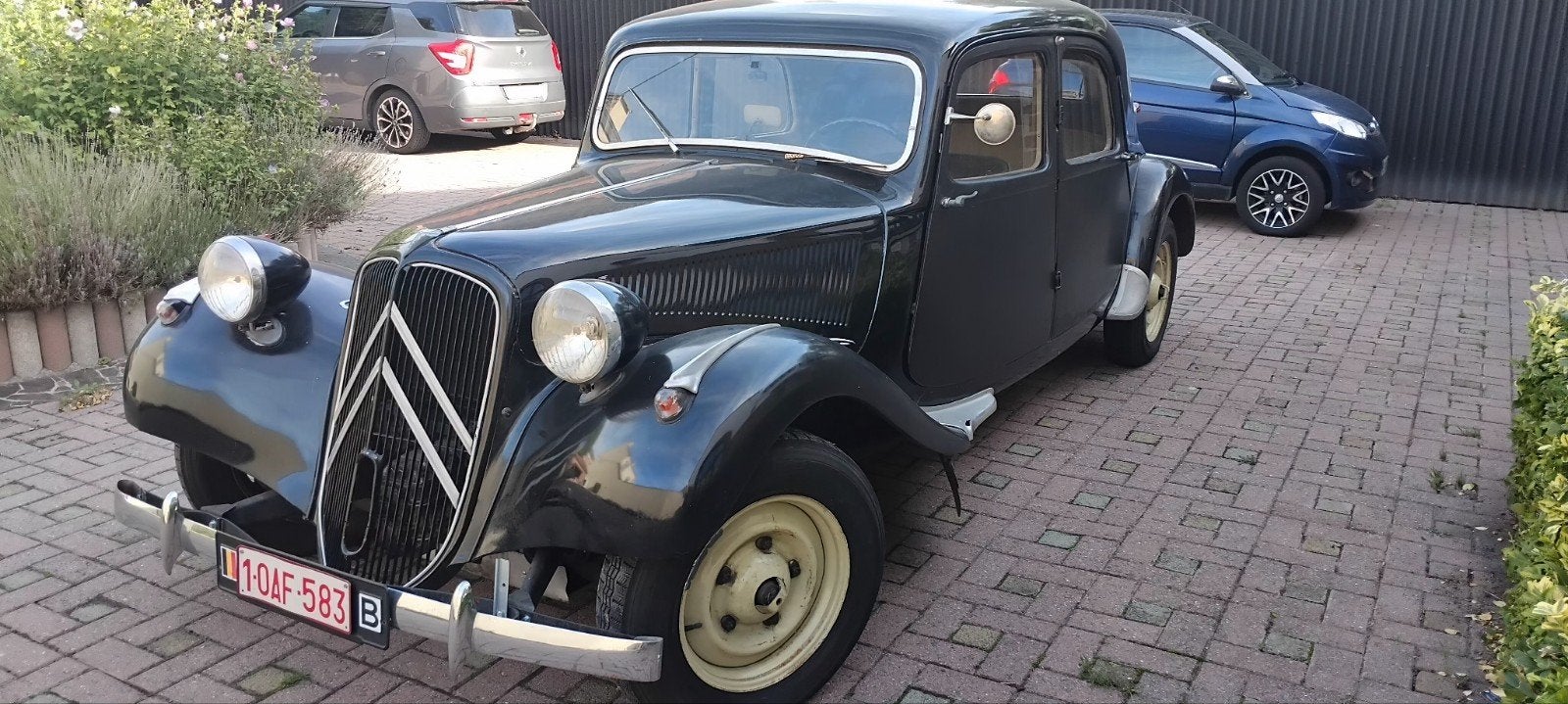 Citroën 11bl 1955 noire, Autos, Autres modèles, 4 portes, Boîte manuelle, Particulier