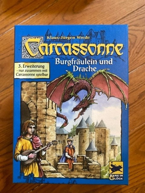 CARCASSONNE : 3e extension - ancienne édition - neuf, Envoi