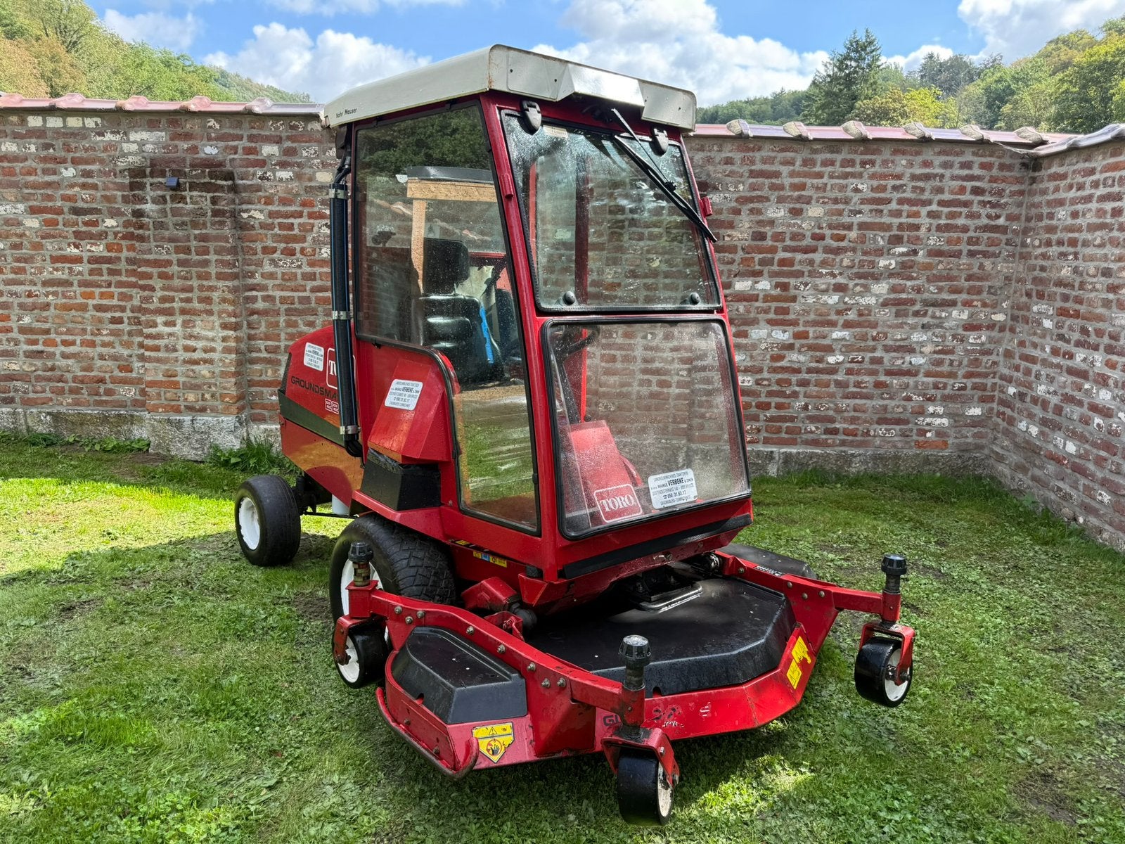 Tracteur tondeuse Toro Groundmaster kubota 180cm, Ophalen, Gebruikt, Mulchfunctie, 120 cm of meer