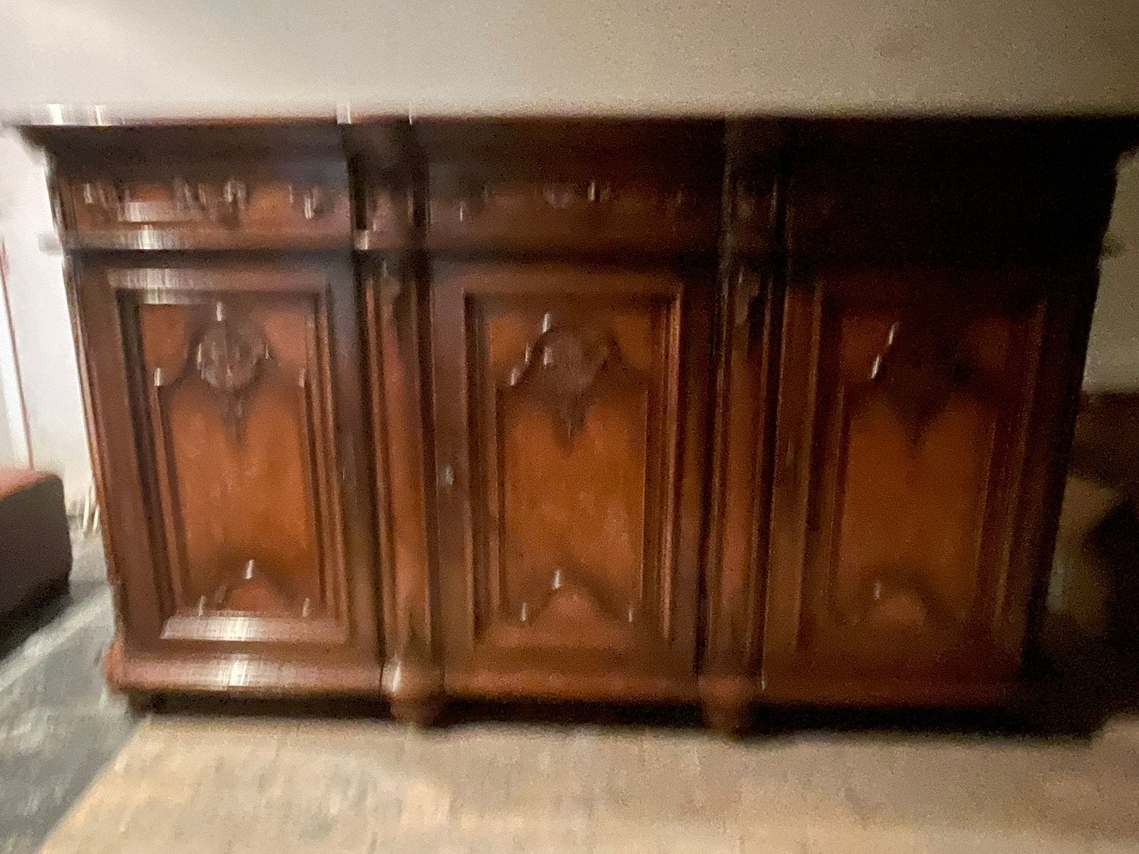 Buffet de haute gamme en chêne massif, Avec tiroir(s), 200 cm ou plus, Enlèvement, Utilisé