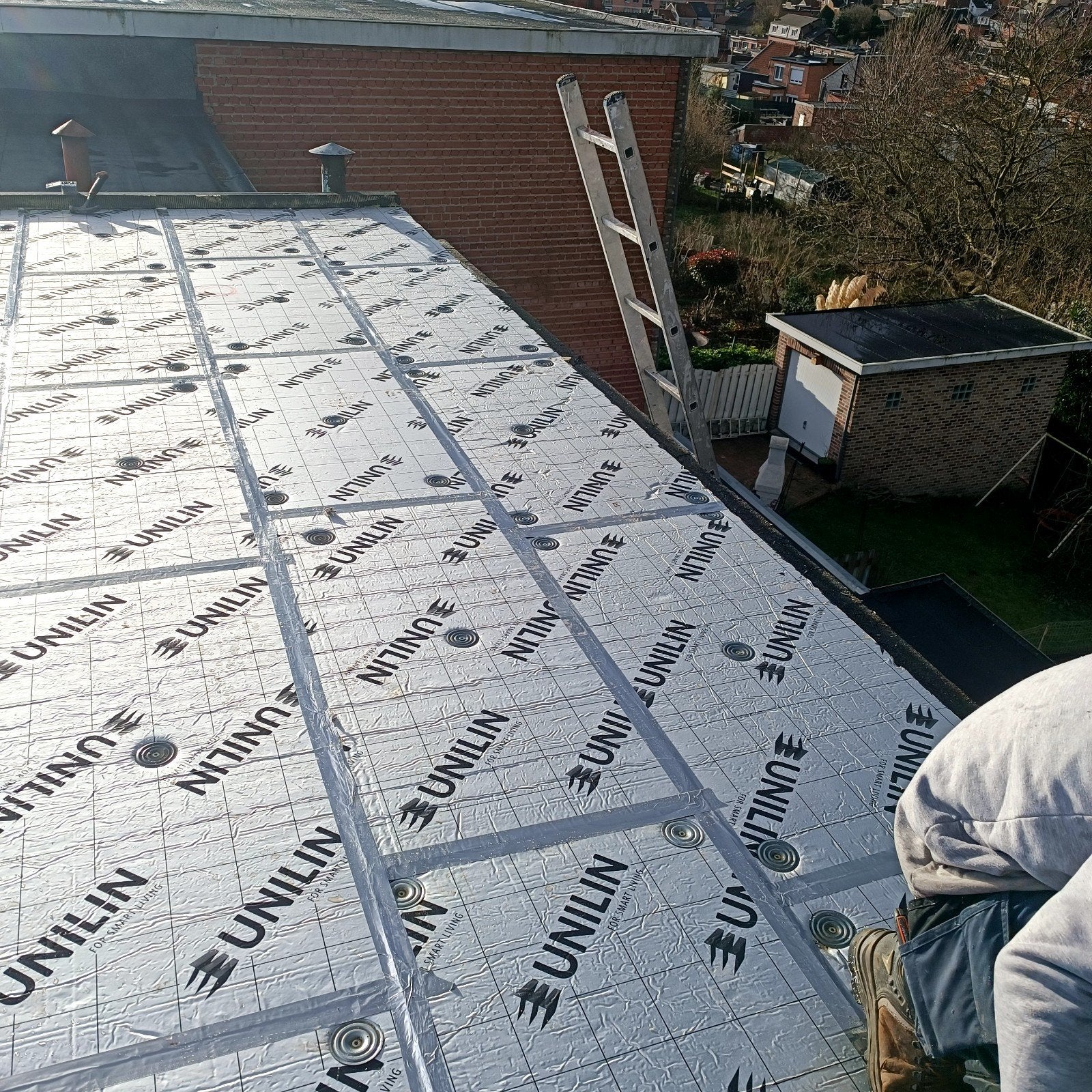 Couvreur toiture plateforme et isolation, Jardin & Terrasse, Verrières, Enlèvement ou Envoi