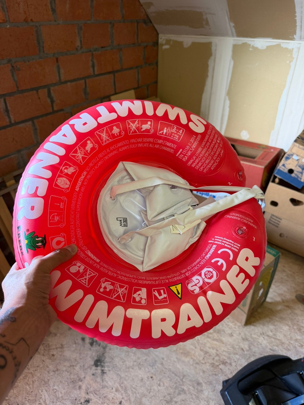 Swimmtrainer Classic rood – 3-4 jaar, Ophalen, Zo goed als nieuw
