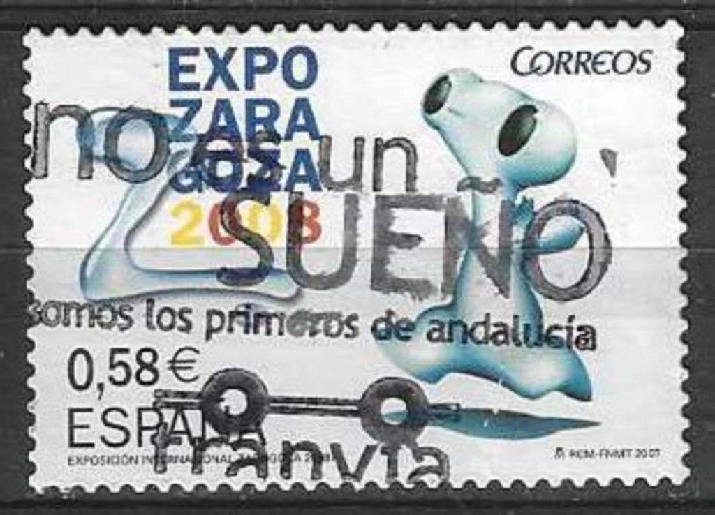 Spanje 2007 - Yvert 3944 - Expo Zaragosa (ST), Verzenden, Gestempeld