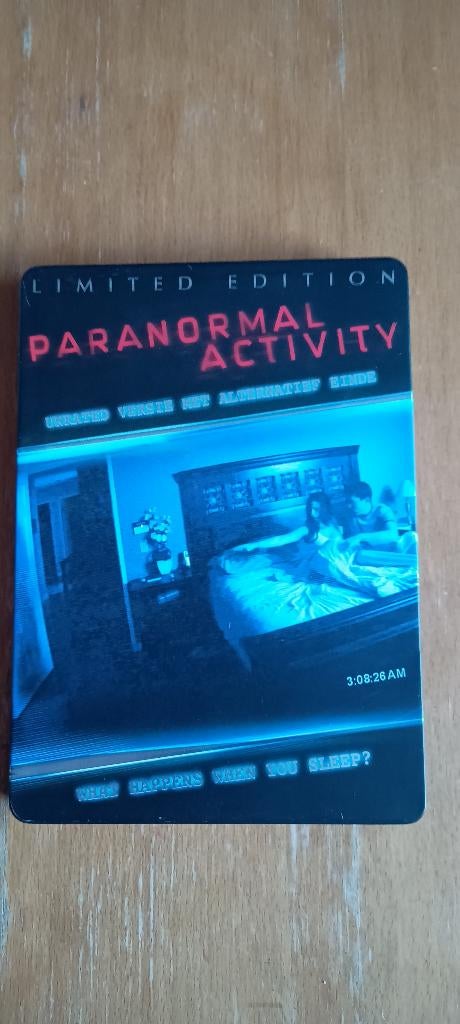 DVD Paranormal Activity Limited Steel box, Ophalen of Verzenden, Zo goed als nieuw