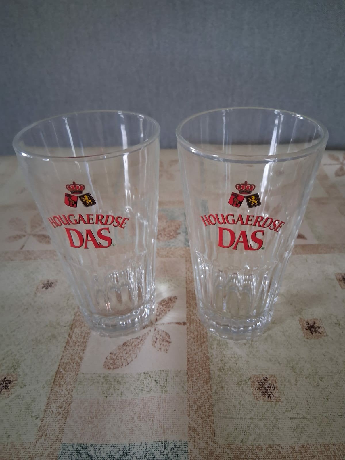 2 originele Hougaerdse Das verzamelbierglazen, Verzamelen, Ophalen