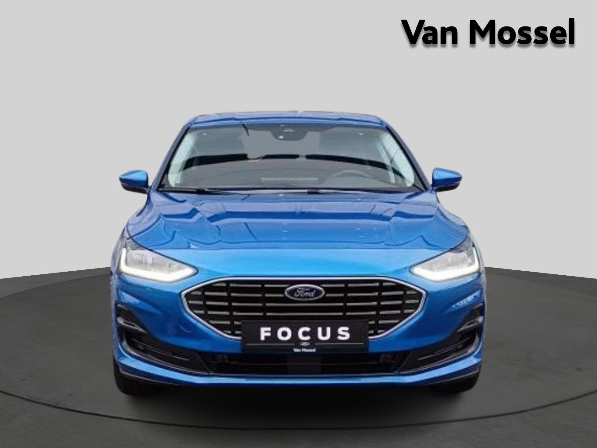 Ford Focus Titanium X - Sync 4 - WirelessCarplay - Winterpac, Auto's, Stof, Zwart, Blauw, Bedrijf