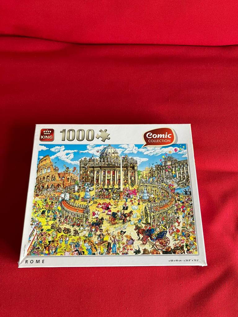 King puzzel Rome Comic  1000 st, Enlèvement, Comme neuf