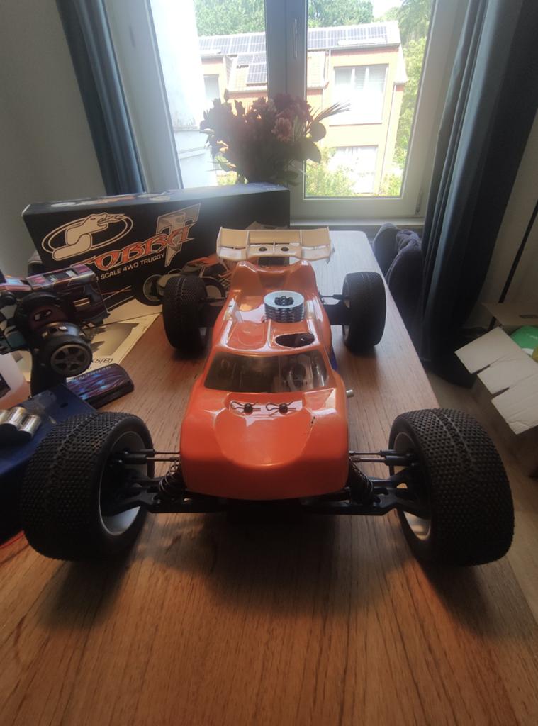 Serpent Cobra Truggy (nitro) complete set, Hobby en Vrije tijd, Ophalen, Auto offroad, Zo goed als nieuw, Nitro