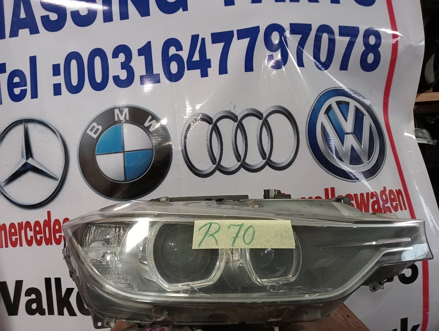 BMW 3 SERIE F30 F31 XENON LED KOPLAMP RECHTS 63117259526, Gebruikt, -, -, Ophalen of Verzenden