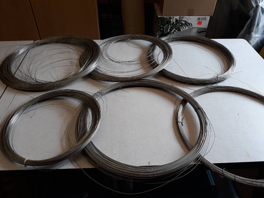 Stevige fijne draad inox, Tuin en Terras, Ophalen, Nieuw, 20 meter of meer, Draad