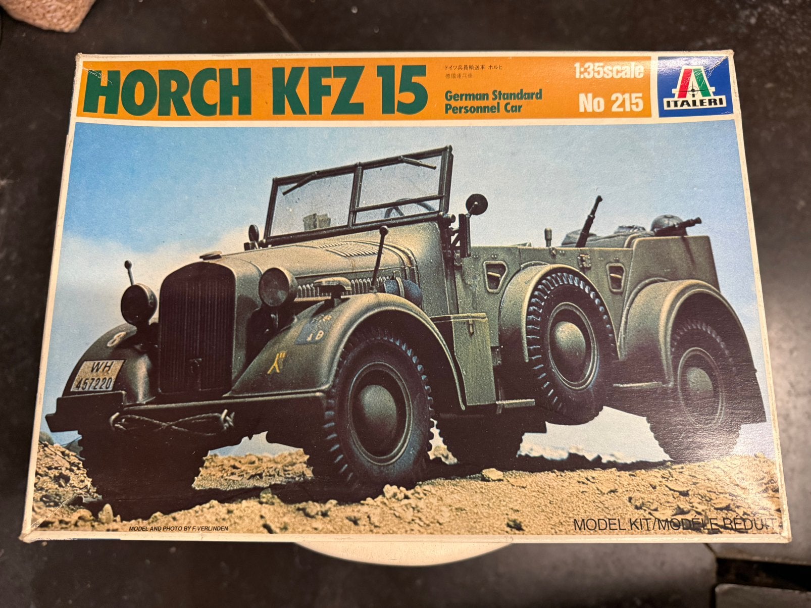 Horch Kfz 15, Hobby & Loisirs créatifs, Modélisme | Voitures & Véhicules, Voiture, Comme neuf, 1:32 à 1:50, Italeri