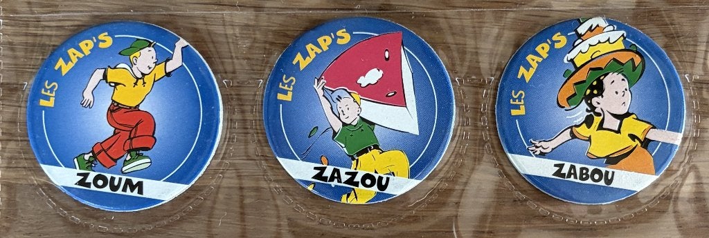 Z - Les Zap's - 3 flippo's, Collections, Flippos, Enlèvement ou Envoi, Collection