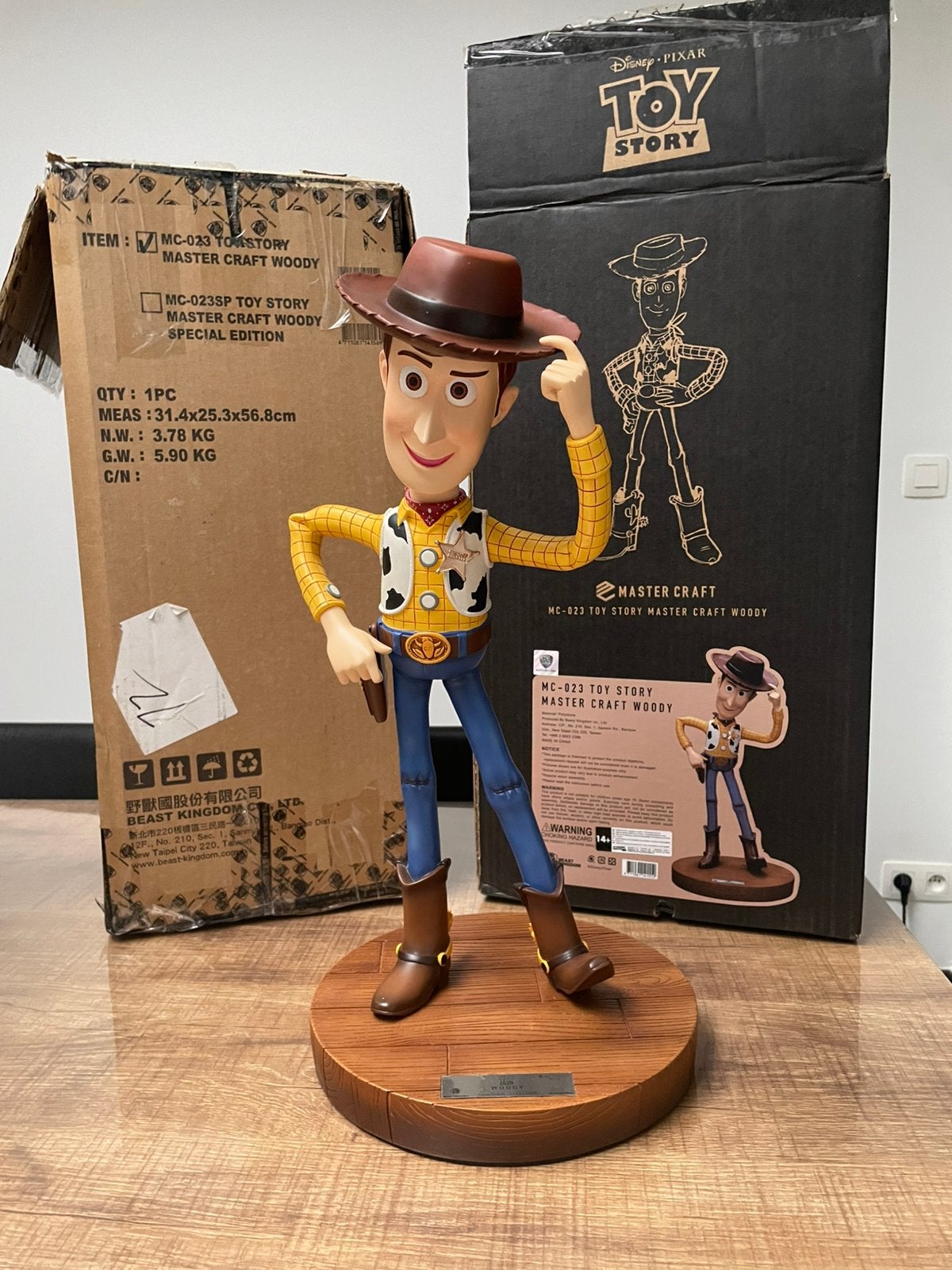 Disney beeld - Beast Kingdom – Toy Story – Woody ., Enlèvement ou Envoi, Neuf, Fantasy