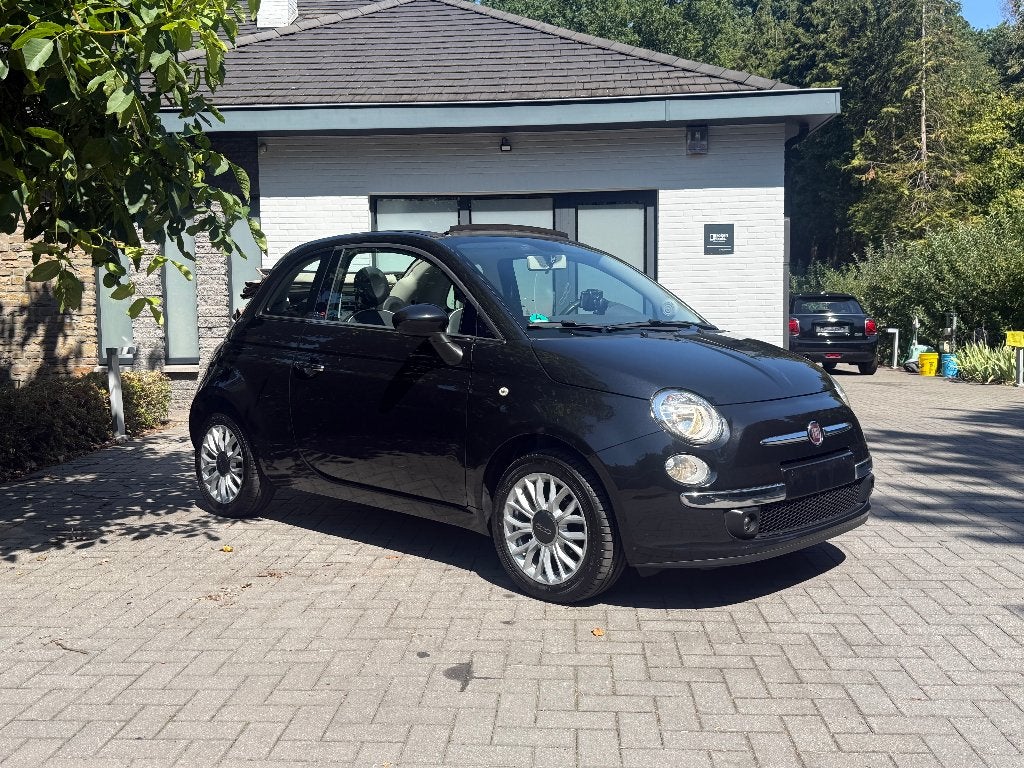 Fiat 500C – 97.681 km – Apple CarPlay –Distributie vervangen, Voorwielaandrijving, 4 cilinders, Cabriolet, Leder en Stof