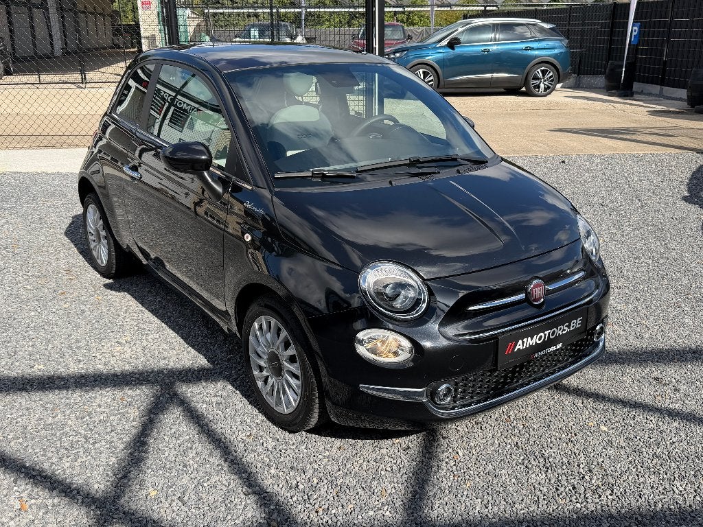 Fiat 500 DOLCEVITA | LOUNGE | AIRCO | NAV  * GEKEURD V.V. *, Autos, Achat, Euro 6, Boîte manuelle, Noir