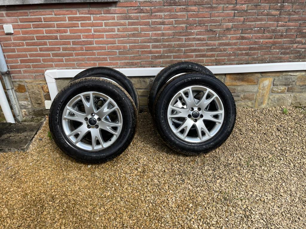 set 18 inch Volvo velgen S60 V70 S80 cx90 5x108, Auto-onderdelen, Banden en Velgen, Ophalen, 18 inch, Band(en)