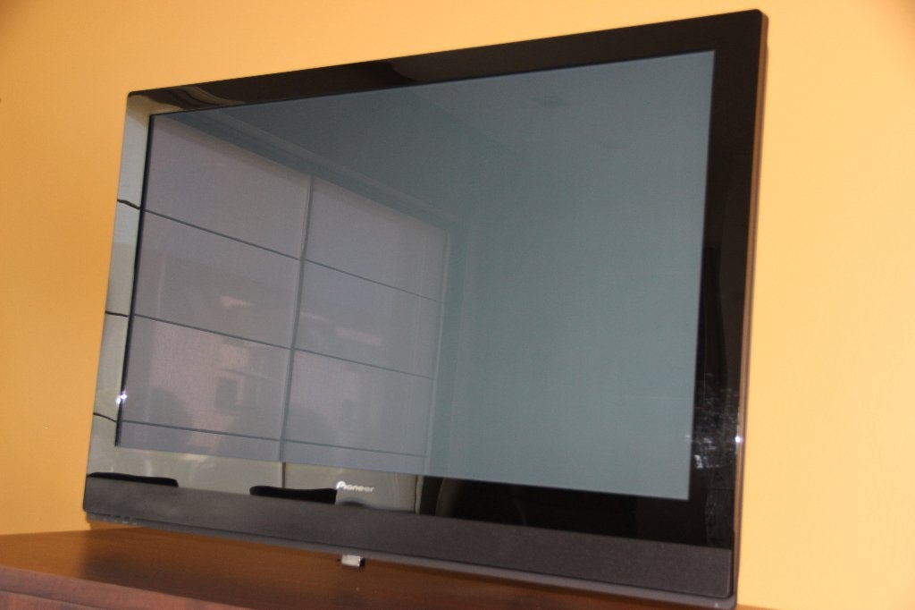 TV Pioneer plasma 42" met beugel, Audio, Tv en Foto, Televisies, Ophalen, Gebruikt, Pioneer