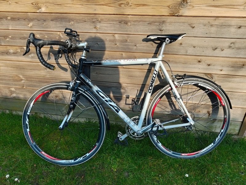 Giacomelli Mega Oval racefiets maat 58, Vélos & Vélomoteurs, Vélos | Vélos de course, Utilisé, Hommes, Autres marques, Moins de 10 vitesses