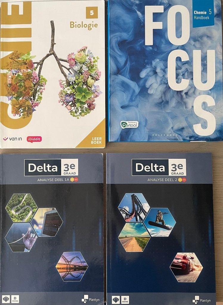 Schoolboeken/handboeken/leerboeken 5de middelbaar te koop, Boeken, Ophalen, Zo goed als nieuw, Overige vakken