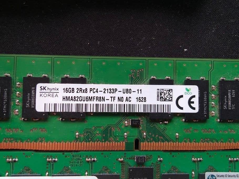 SK hynix 16GB DDR4-2133 UDIMM – HMA82GU6MFR8N-TF, Gebruikt, DDR4, Ophalen of Verzenden, Desktop