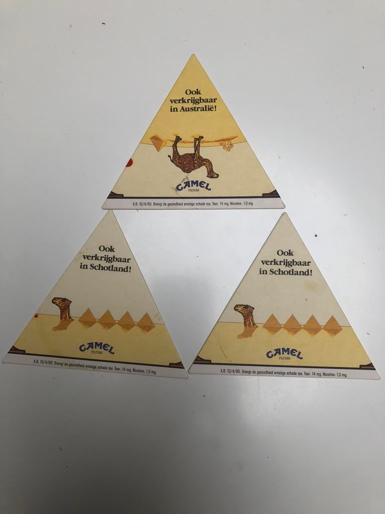 Bierviltjes Camel sigaretten, Enlèvement ou Envoi, Comme neuf, Autres types
