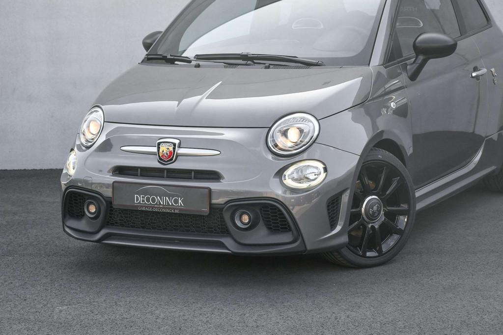 Fiat 500 Abarth 595 *AIRCO*NAVI*BLUETOOTH*SENSOREN*LEDER*, Autos, Cuir, Argent ou Gris, Euro 6, Entreprise