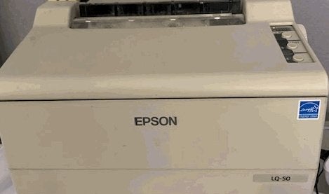naaldprinter epson LQ-50, Computers en Software, Ophalen, Gebruikt, Matrix-printer, Printer