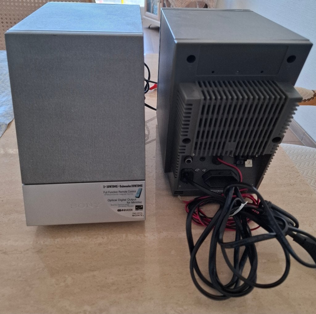 Luidsprekers sony, Audio, Tv en Foto, Luidsprekerboxen, Ophalen, Gebruikt, Inclusief kabels, Speakerset