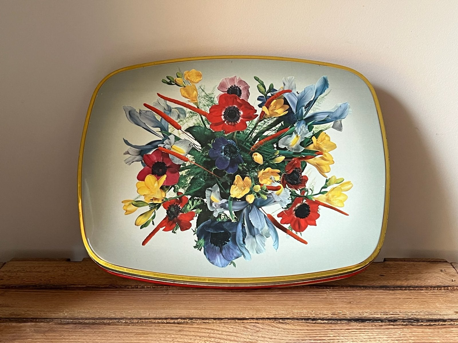 Boîte à chocolat Retro Cote d'Or avec fleurs vintage, Enlèvement ou Envoi, Utilisé, Autre, Autres marques