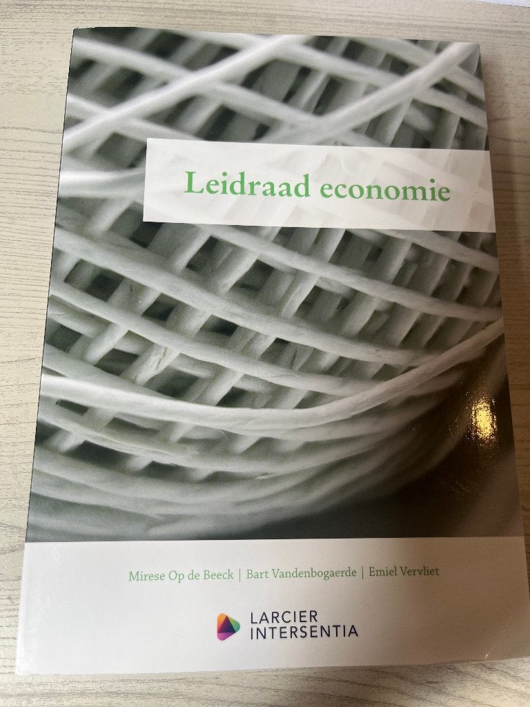 Leidraad economie, Livres, Livres d'étude & Cours, Enlèvement ou Envoi, Comme neuf, Enseignement supérieur