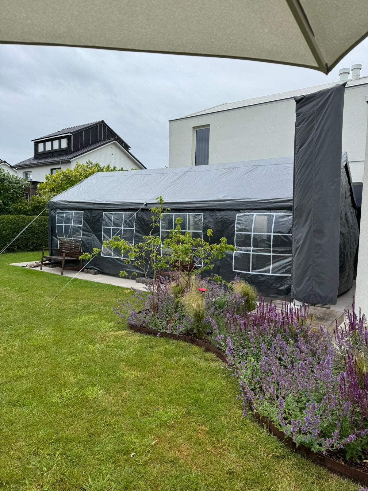 Partytent semi professioneel 8m*4m, Jardin & Terrasse, Tonnelles, Enlèvement, Tente de réception