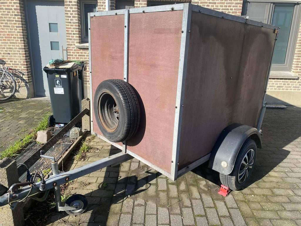 Gesloten aanhangwagen 750 kg ongeremd, Auto diversen, Aanhangers en Bagagewagens, Gebruikt, Ophalen