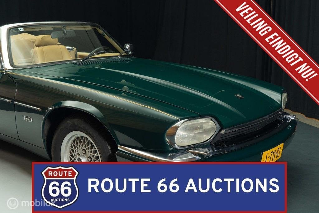 Jaguar XJS Cabriolet | 1994 | Route 66 Auctions, Autos, Achat, Entreprise, Boîte manuelle, Autre carrosserie
