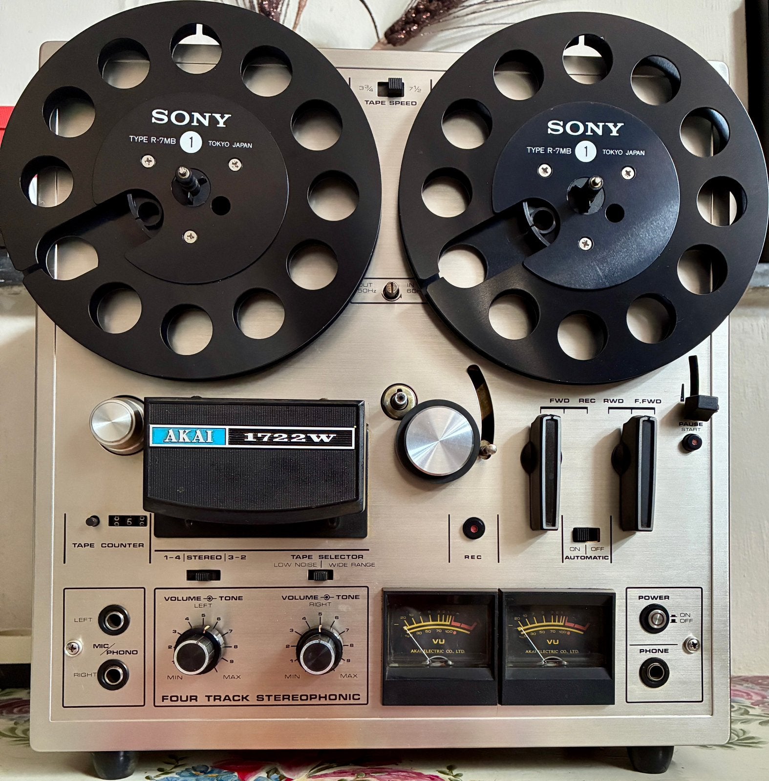 Akai 1722W vintage bandrecorder, Ophalen of Verzenden, Bandrecorder