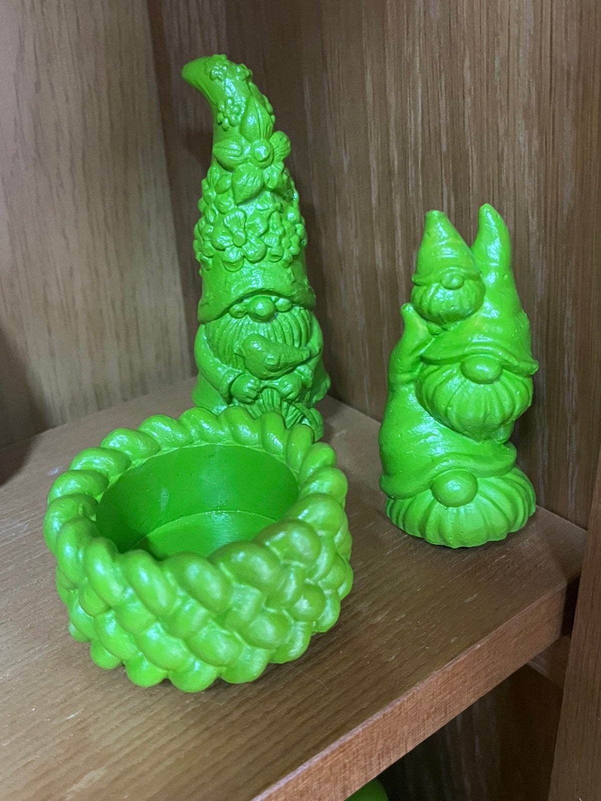 Handgemaakt Glans Kaboutertje  +- 10 cm, Verzamelen, Ophalen, Zo goed als nieuw