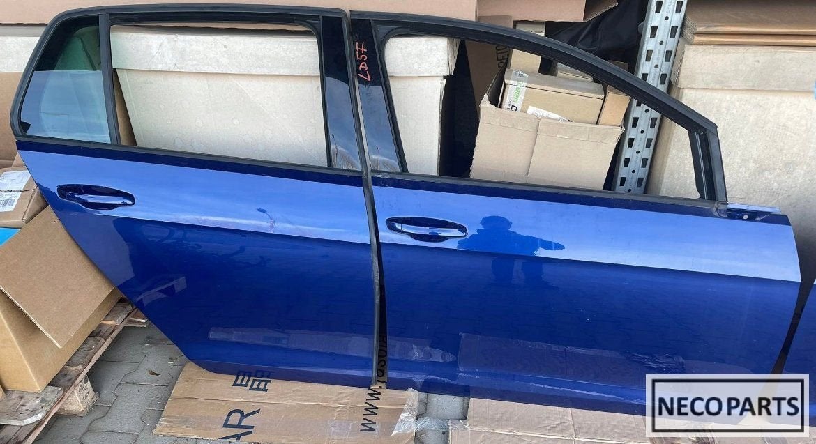 VW GOLF 7 DEUR DEUREN PORTIER PORTIEREN KLEUR LD5F LEVERBAAR, Gebruikt, -, Volkswagen, -