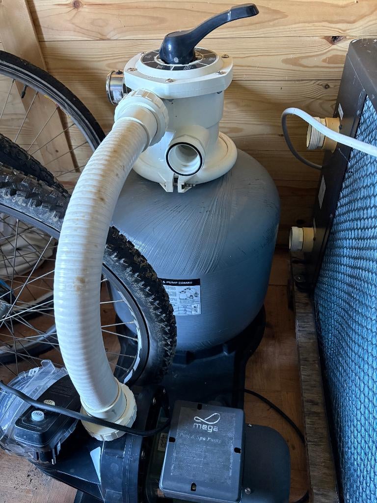 zwembad zandfilter tem 30m³ water + pomp, Tuin en Terras, Ophalen, Gebruikt, Filter
