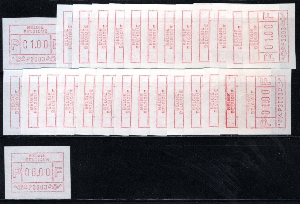 ATM 3 MNH** 1981 -  Gent 1 Proefuitgifte, Postzegels en Munten, Verzenden, Postfris, Postfris