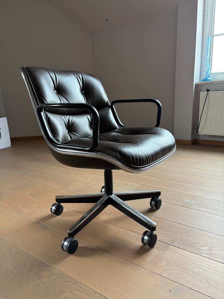 Knoll Charles Pollock executive chair au design vintage, Enlèvement, Utilisé, Chaise de bureau