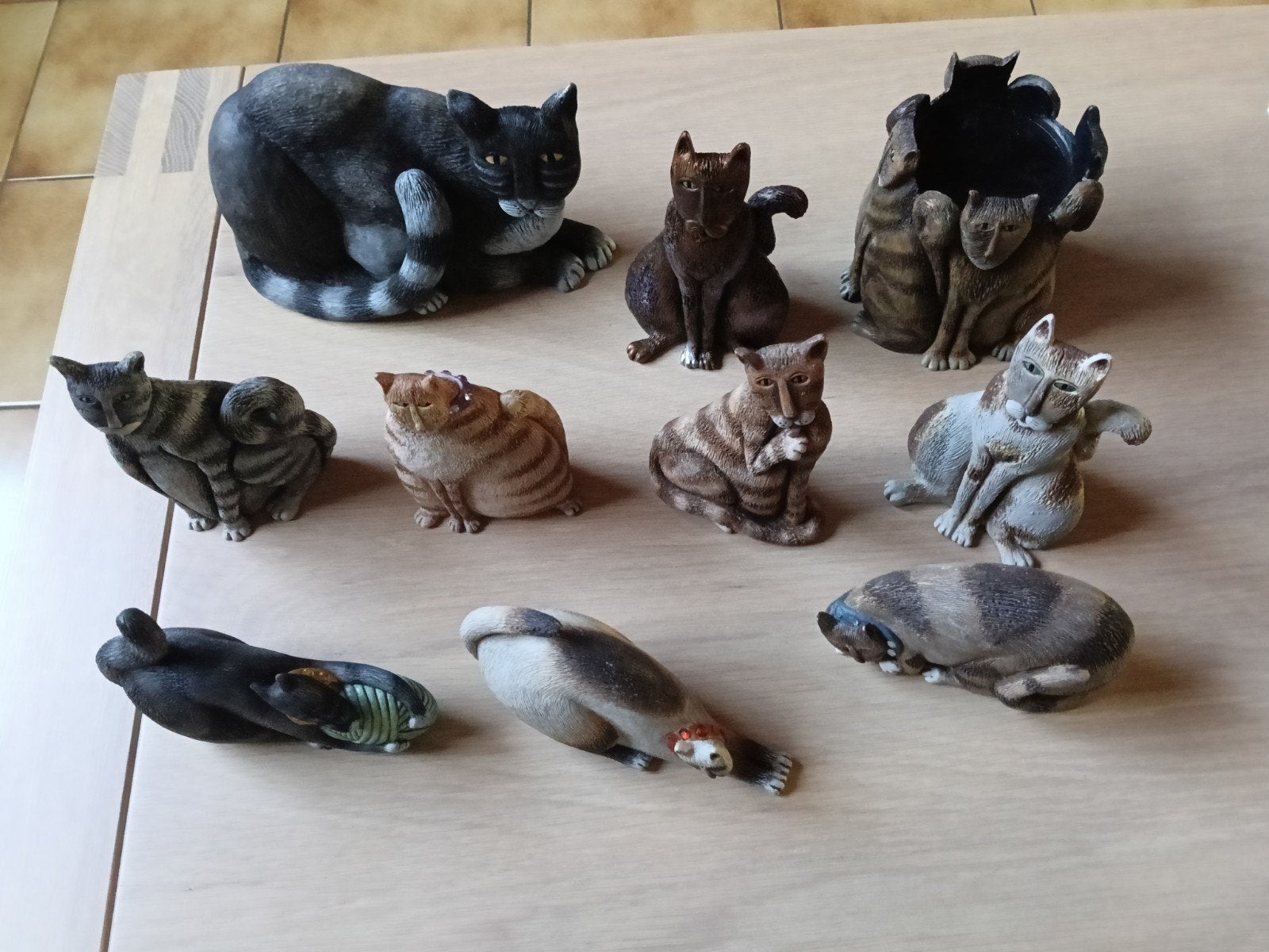 Kattenbeeldjes, Ophalen of Verzenden
