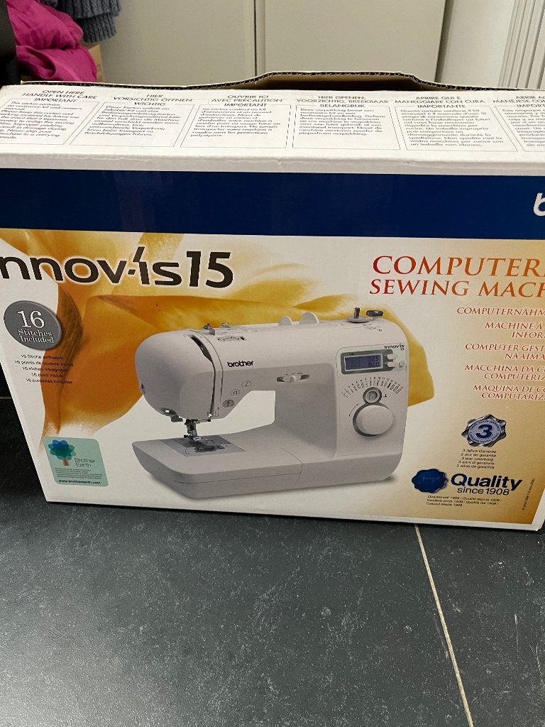 Naaimachine Brother Innovis15, Hobby en Vrije tijd, Ophalen, Gebruikt, Naaimachine, Brother
