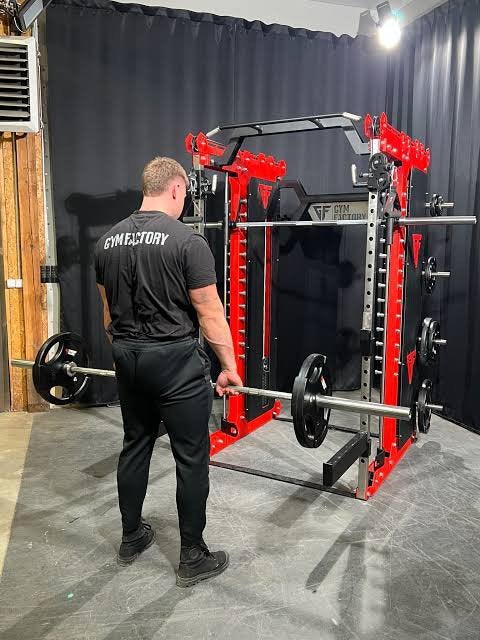 Power Rack Smith Machine Musculation Fitness Gym GymFactory, Sports & Fitness, Neuf, Centrale électrique, Métal, Envoi